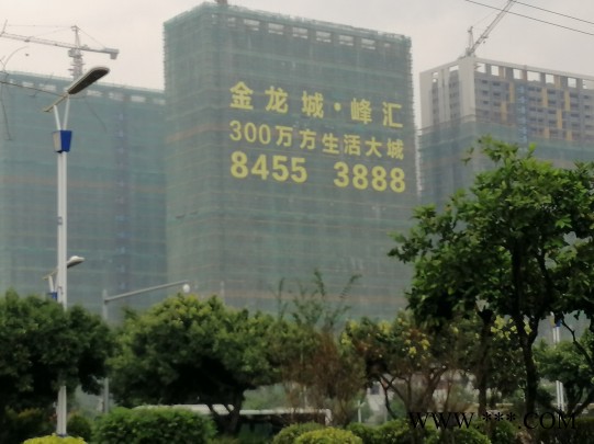 楼盘外墙拉网式发光字 楼盘外墙挂网式发光字 楼盘外墙排栅发光字图3