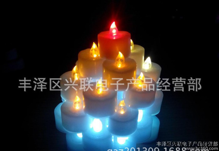 直销 无烟电子蜡烛 led电子蜡烛 工艺蜡烛摆字 促销礼品图2