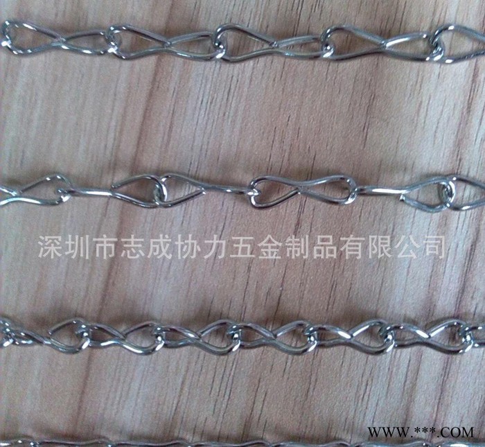 花篮吊链,深圳八字链,铁八字链,五金八字链,窗帘装饰链,深圳五金砛图2
