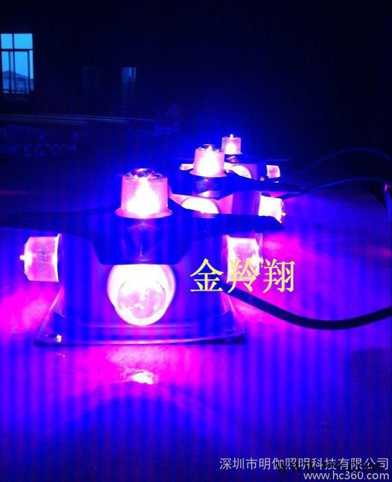 LED十字星光壁灯4W、LED七彩星光灯5W、LED全彩星光图3