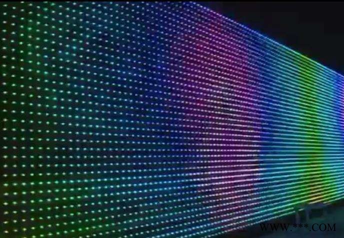 12V全彩外露灯串led灌胶全彩点阵招牌发光字**图2
