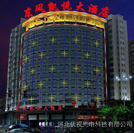 LED十字星光灯亮化造型灯 效果很好光颜色可选 承接亮化工程图2