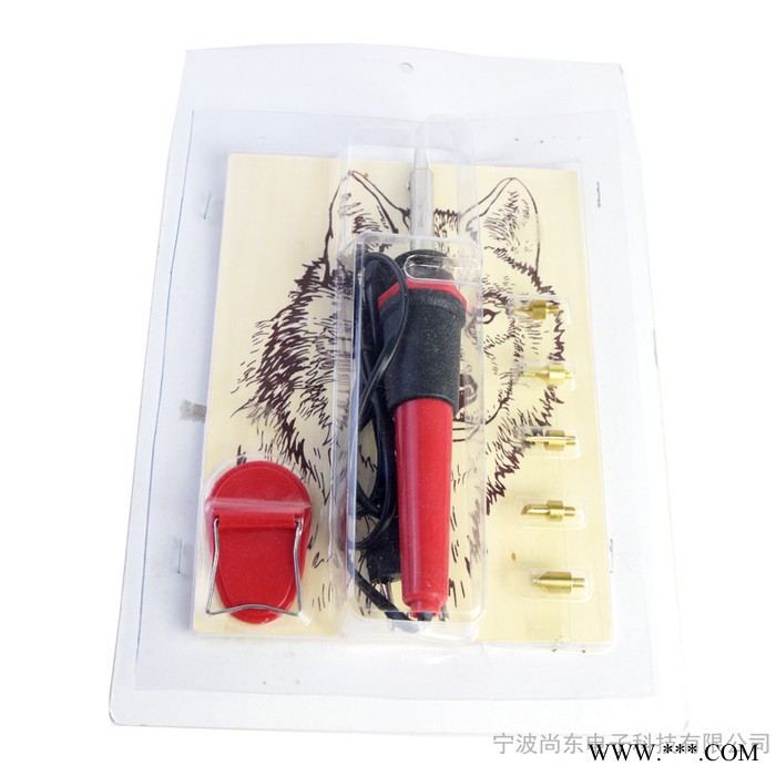TOPEAST 6个头子 220v 木板上烙画工具 烙画笔 烙花烙印烙字 30w电烙铁 带雕刻木板套装图4