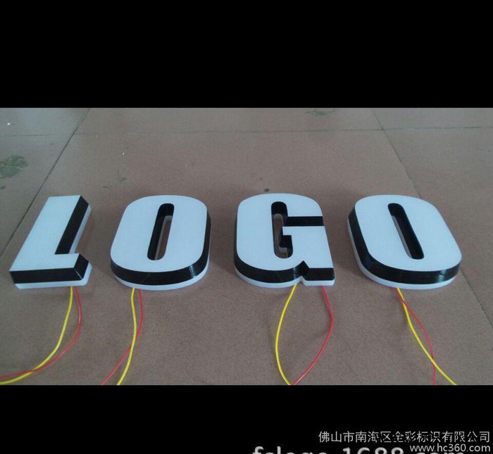 迷你发光字进口亚克力迷你发光字  三维斜边雕刻