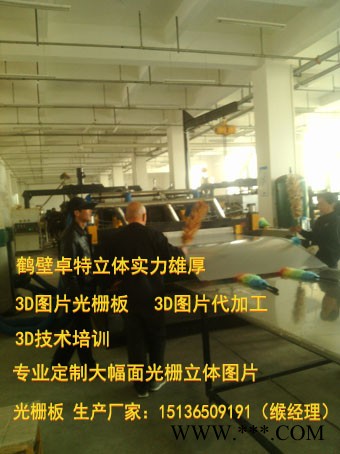 选择立体项目创业、加盟卓特立体 立体画专用材料3D立体广告画、裸眼3D板、立体加变画、3D立体画、3D光栅板图2