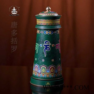 定制唐多括罗 电动转经轮 转经筒 风水工艺品 五行绿度母转经轮 佛教用品 密宗法器 六字真言 专修经轮 修行