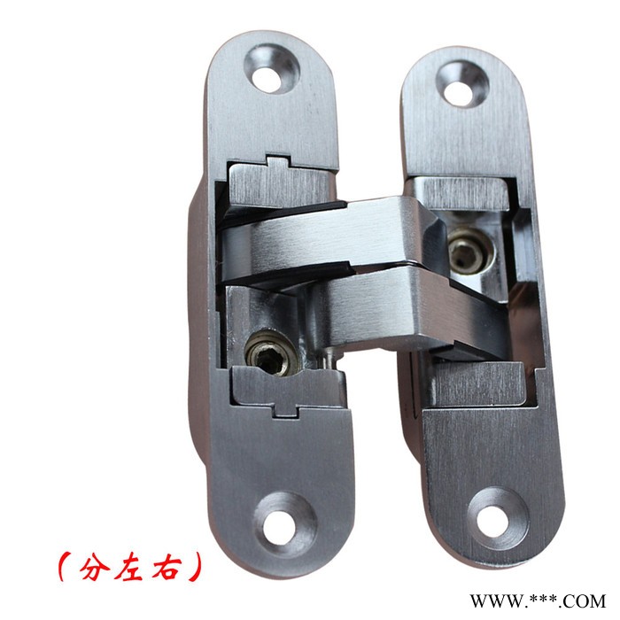 RCH-09三维可调暗铰链锌合金暗装合页十字门绞隐藏式安装图2