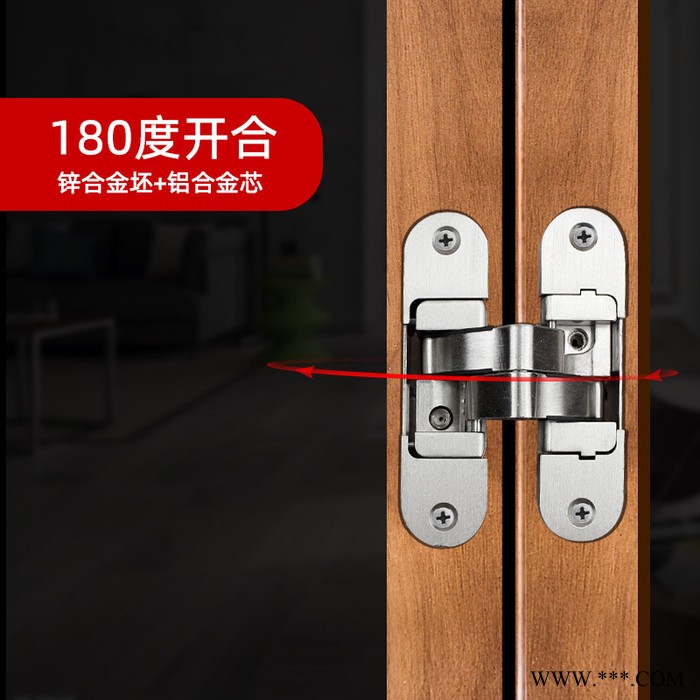 RCH-08 十字铰链 隐形合页 三维可调铰链 暗铰 三维可调暗绞图2