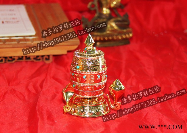 唐多括罗 平安风轮 汽车用品 转经轮 风动转经轮 电动转经轮 转经筒 风水工艺品 佛教用品 密宗法器 六字真言 专修经轮图3