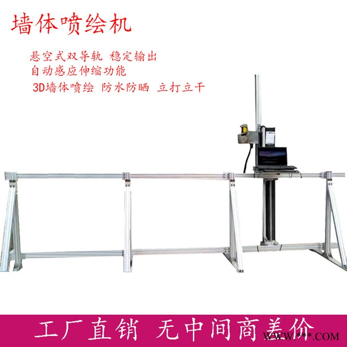 墙画喷绘机器立式墙体壁画彩绘机器墙面广告画图案打印机3d墙画机图8