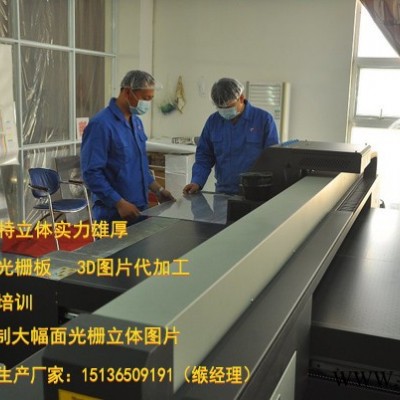 卓特3D供应 PS光栅板18线25线32线42线竖条纹3D广告画、裸眼3D板、立体加变画、3D立体画、3D光栅板