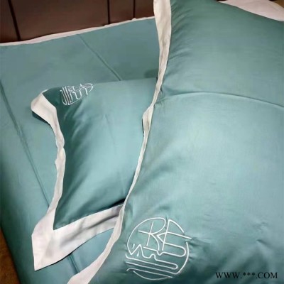 60*80S染色工艺、定制款、可绣字，其他花型都可做 床品 床上用品