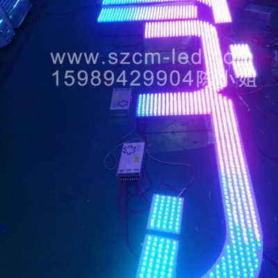 深圳诚蒙鑫供应9MM外露灯串,承接LED发光字招牌,工艺成熟、库存销售