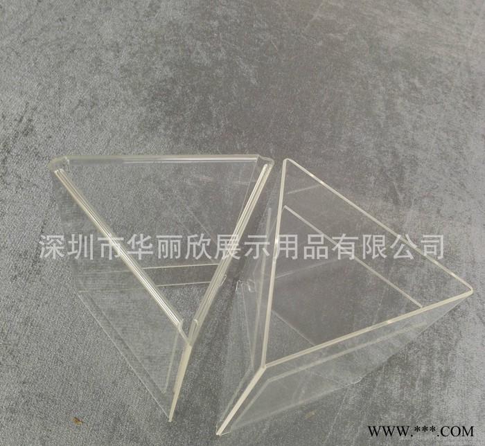 亚克力三面酒水牌 有机玻璃台牌 菜单价目牌 A4台签 定做图1
