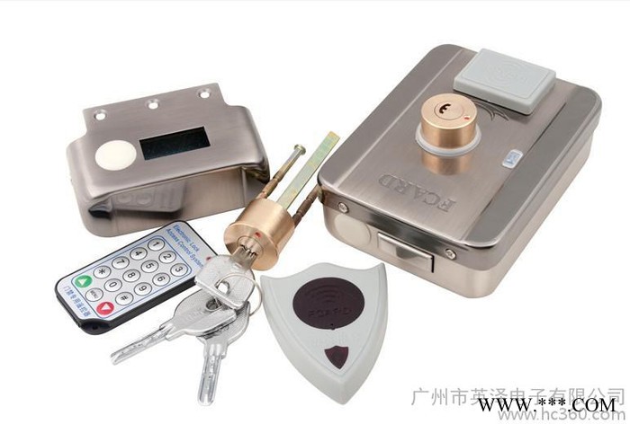 供应FC-918防盗刷卡锁，IC加密离线锁，居住证身份证刷卡锁图2