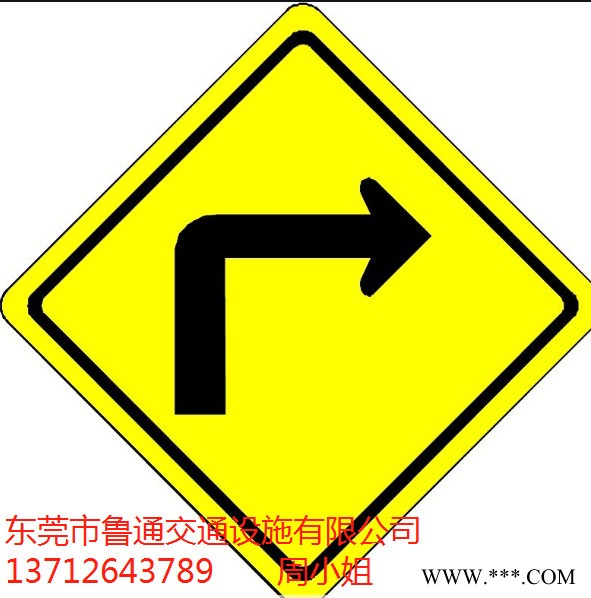 东莞路铭牌厂家,八角杆路牌,交通标志牌,道路交通指示牌图2
