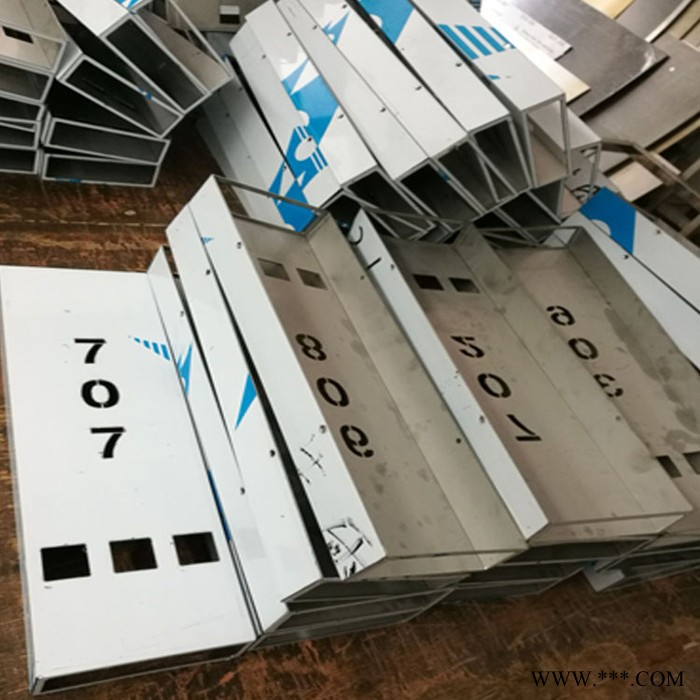 定制KTV异型镜面玫瑰金不锈钢门牌  宾馆房间号金色灯箱 定制门牌号图4