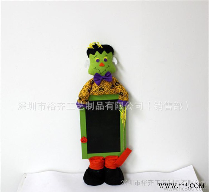 万圣节**小黑板门牌挂饰道具 可粉笔写字超实用万圣节装饰道具图2