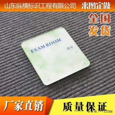 纵横定制 科室牌定制铝合金亚克力木质可更换创意定做办公室门牌木质警示牌指路牌户外宣传栏索引牌楼层指示牌
