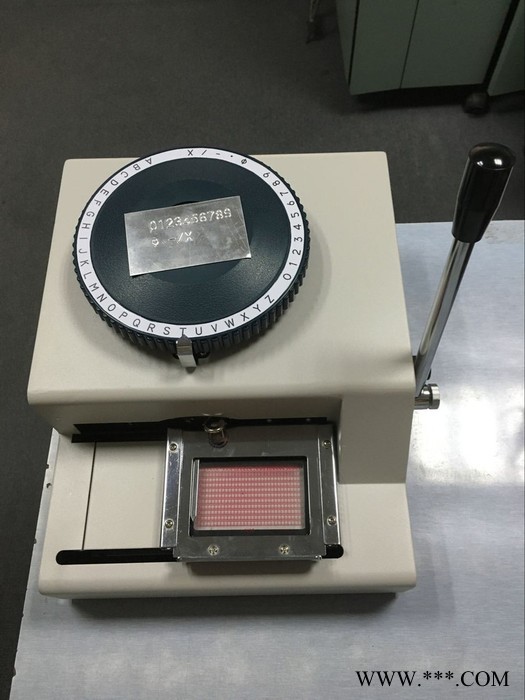 BYD42铭牌大字符手动凸字机，凸码机图2