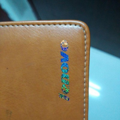 皮套皮具上的热溶胶的金属LOGO标牌铭牌
