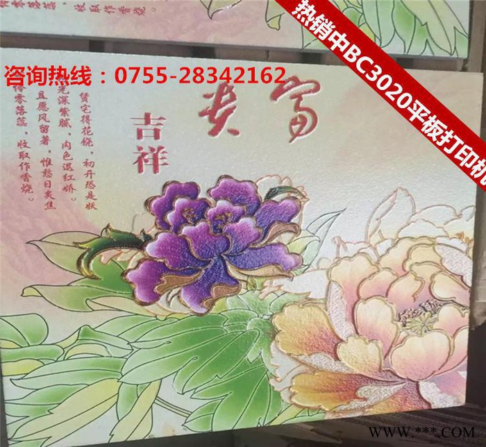 UV打印机手机壳平板打印机金属铭牌理光京瓷 亚克力uv平板机图2