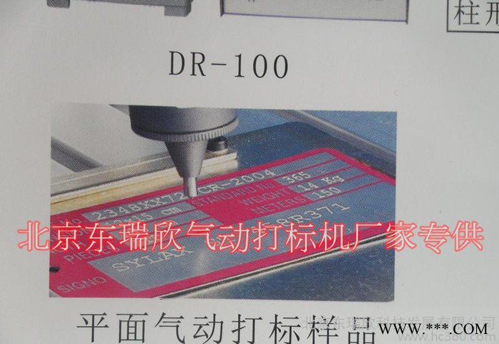 【】河北秦皇岛气动打标机 DR-100铭牌打码机 钢印机图2