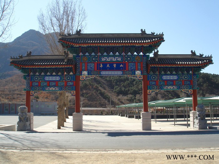 仿古亭子 门牌楼 仿古建筑 凉亭 牌坊