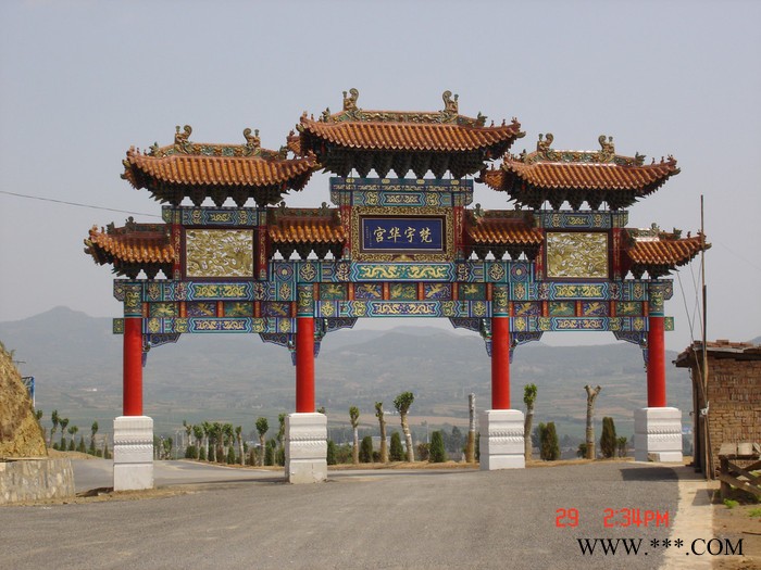 仿古亭子 门牌楼 仿古建筑 凉亭 牌坊图6