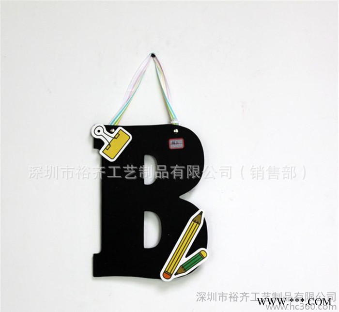 万圣节**个性化门牌挂饰 超实用万圣节创意字母小黑板装饰道具图3