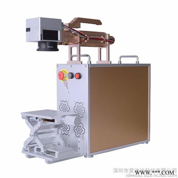 小型20w光纤激光打标机MJ-20 半自动标牌生产日期铭牌激光打码机图2