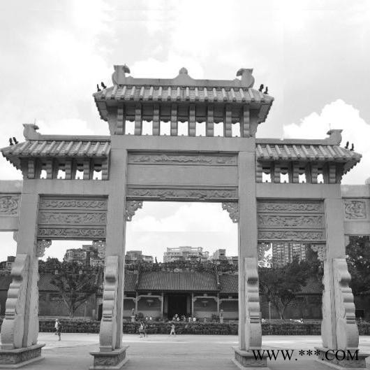 文朔石业供应花岗岩牌坊 景区牌坊  石牌坊 石牌楼 门牌楼 山门图8