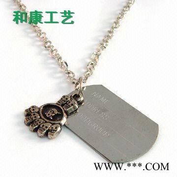 精美饰品狗牌吊坠  宠物牌铭牌定制  凹凸LOGO吊牌定制图3