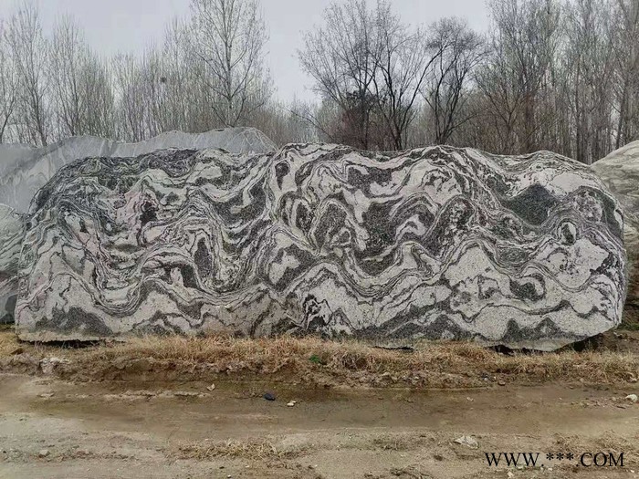 大型泰山石 风景石 景观石 泰山石 门牌石 景观石厂家图5