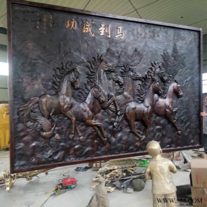 唐县妙缘铜雕铸造厂批发出售 铜浮雕 定制公司门牌 铜门花件 锻铜浮雕圆雕 紫铜祝寿牌匾仿古 浮雕牌匾图3