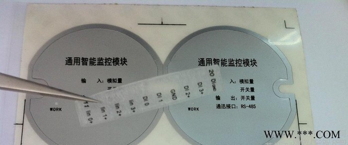 FASSON-200UM PET+3M9690透明双面胶控制器覆保护膜铭牌加工厂图2