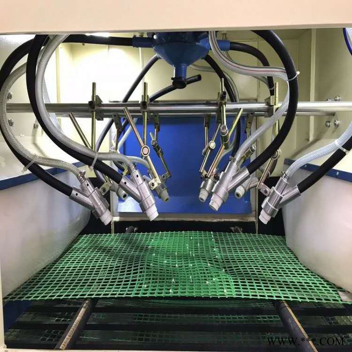 不锈钢制品自动喷砂机 输送自动喷砂机 不锈钢铭牌刻字自动喷砂机 自动打砂机图4
