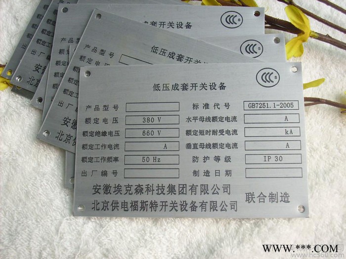 供应设备铭牌 腐蚀铭牌 厦门铭牌 厦门标牌**图2