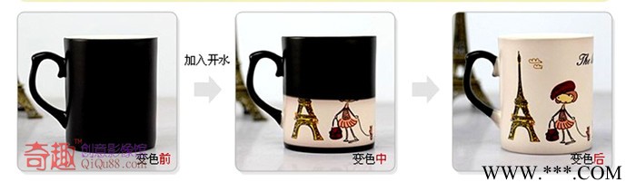 供应奇趣坊湖南水晶杯子烫画公仔个性