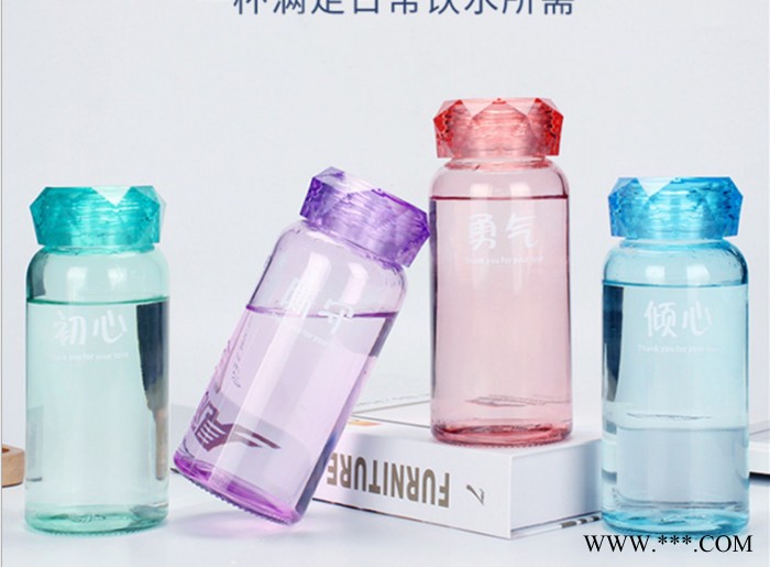 炫彩钻石杯彩色 水晶杯便携户外 随手杯地推礼品 玻璃广告杯定制logo图2