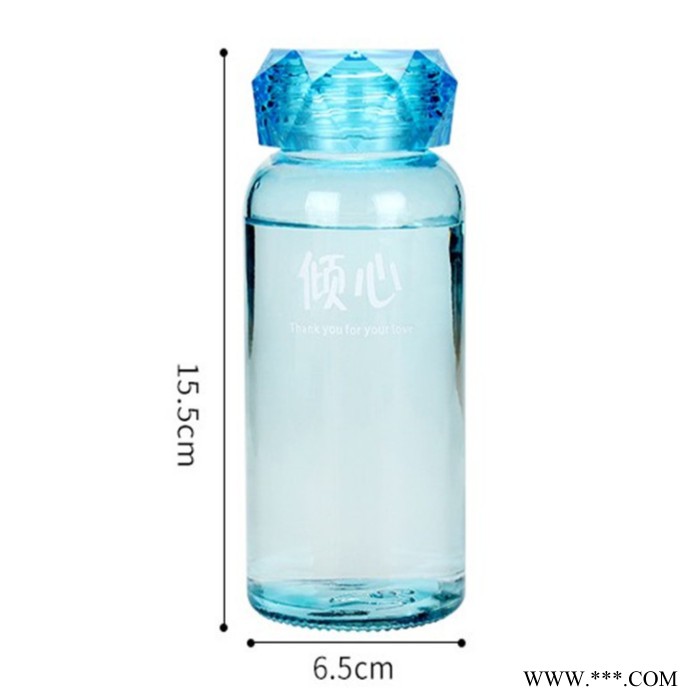 炫彩钻石杯彩色 水晶杯便携户外 随手杯地推礼品 玻璃广告杯定制logo图5