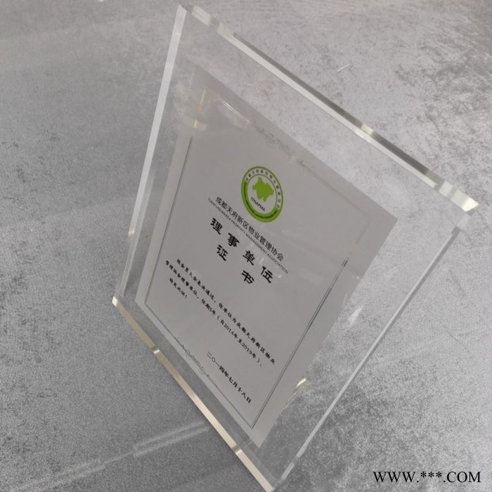 亚克力透明奖杯 定制亚克力丝印LOGO奖座 量大从优  厂家供应亚克力公司年度奖杯图6