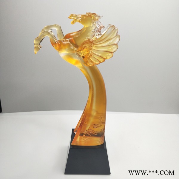 北京凤舞琉璃奖杯忠诚员工奖杯奖牌紫色火焰奖杯星火相传琉璃奖杯星火燎原奖杯图4