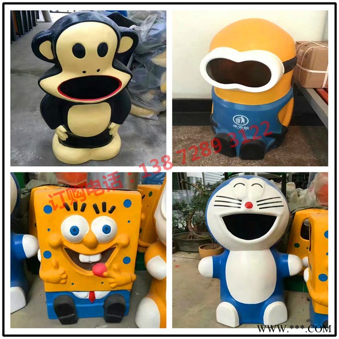 仿古广告垃圾箱 广告牌垃圾箱厂家 六盘水垃圾箱定做图8