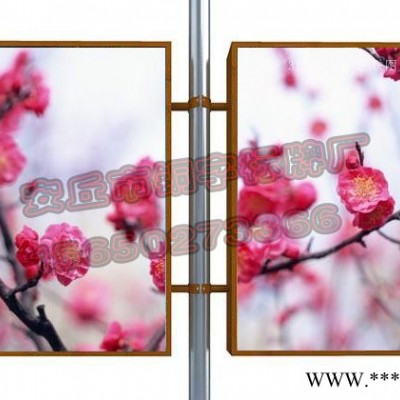 潍坊灯杆广告牌户外灯箱 自己价格生产 价格合适 质量放心
