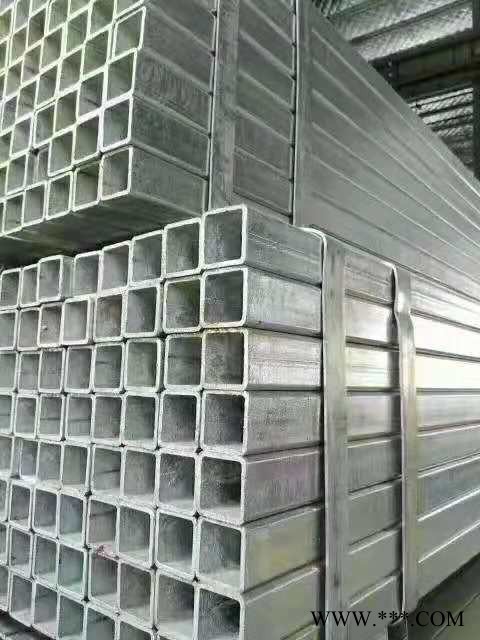 厂家直供40*60镀锌带方管 广告牌专用热镀锌方矩管 镀锌矩形管图4