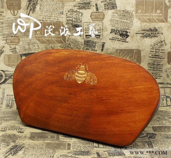 定制实木挂牌 展厅区域标志木牌原色油漆画廊科技馆指引路牌图2