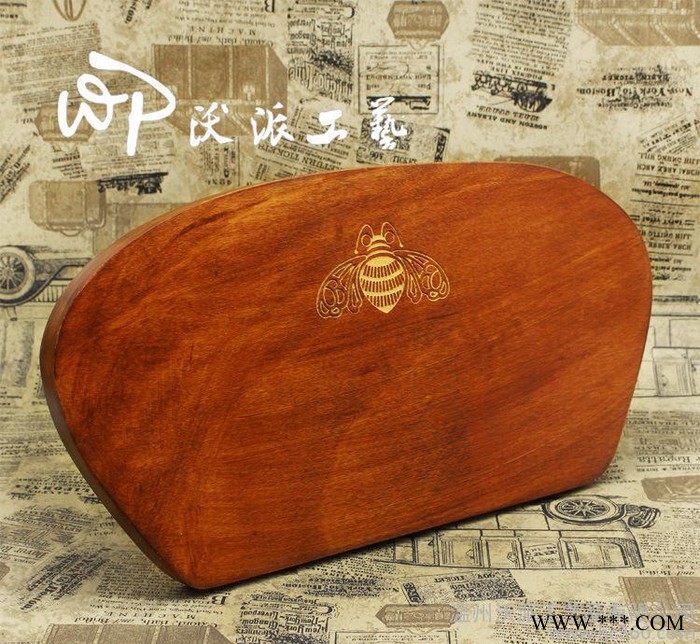 定制实木挂牌 展厅区域标志木牌原色油漆画廊科技馆指引路牌图3