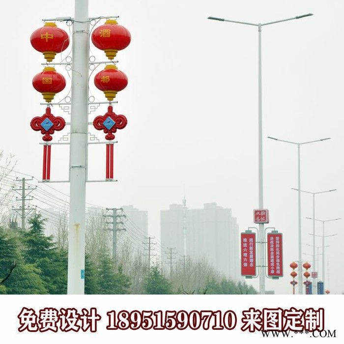 灯杆道旗灯箱马路两侧超薄灯杆灯箱社区电线杆广告牌定制厂家路灯杆广告牌灯箱设计制作图1