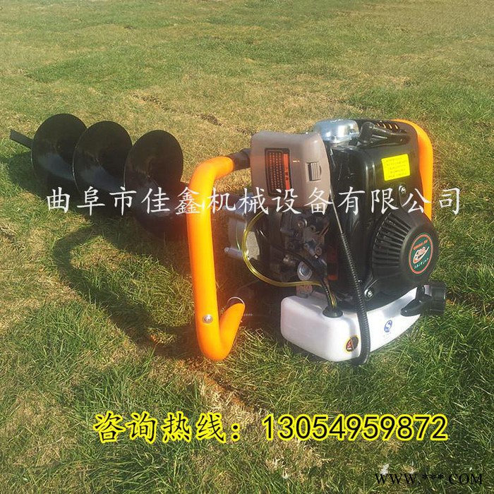 佳鑫电线杆大棚立柱埋桩机 广告牌立柱挖坑机厂家图4